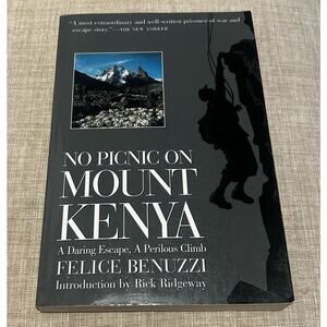 Book Paperback: No Picnic on Mount Kenya, True POW Camp 1953 Mountain